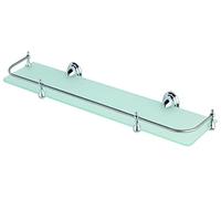 MENSOLA FACILE IN VETRO CM.50 PER BAGNO MENSOLE PORTASHAMPOO SAPONE ARREDO BAGNO