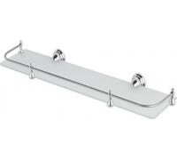 MENSOLA FACILE IN VETRO CM.50 PER BAGNO MENSOLE PORTASHAMPOO SAPONE ARREDO BAGNO