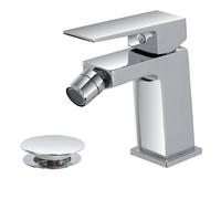 FERIDRAS MISCELATORE MONOCOMANDO RUBINETTO BIDET CROMATO LUCIDO SERIE QUATRA