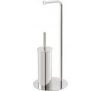 Feridras piantana porta scopino e porta rotolo cromato 154301