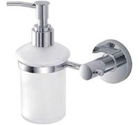 Feridras porta dispenser sprint cromall/ vetro satinato abs arredo bagno 015309