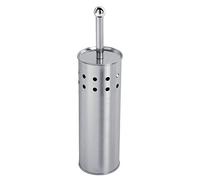 Feridras Portascopino, Acciaio Satinato, Cromo, 10x10x39 cm