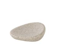 Feridras Stone Portasapone, Ceramica, Sabbia, 3x9x12 cm