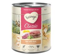 Feringa Menù Duetto 6 x 800 g - Anatra & Vitello con Broccoli e Tarassaco