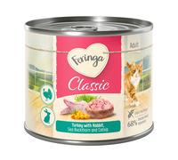 Feringa Menù Duetto 6 x 200 g - Coniglio & Tacchino con Olivello ed Erba gatta