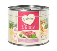 Feringa Menù Duetto 6 x 200 g - Salmone & Tacchino con Zucchine e Crescione