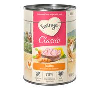 Feringa Classic Meat Menù 24 x 400 g umido per gatti - Pollame con Carote e Tarassaco