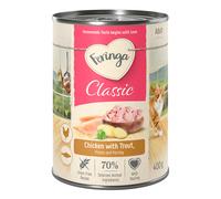 Feringa Classic Meat Menù 12 x 400 g umido per gatti - Pollo e Trota con Patate e Prezzemolo