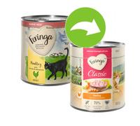 Feringa Classic Meat Menù 12 x 800 g - Coniglio & Tacchino con Olivello ed Erba gatta