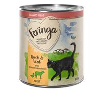 Feringa Menù Duetto 6 x 800 g - Anatra & Vitello con Broccoli e Tarassaco