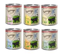 Feringa Classic Meat Menù 6 x 800 g umido per gatti - Mix a prezzo PROMO: Pollame, Coniglio & Tacchino, Pollo & Trota
