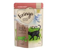 Feringa Classic Meat Menù Busta 12 x 85 g - Manzo & Pollame con Patate ed Erba gatta