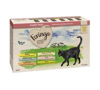 Feringa Classic Meat Menù Busta 12 x 85 g umido per gatto - Mix 2: Pollame, Pollo, Anatra, Selvaggina, Coniglio, Vitello