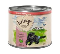 Feringa Classic Meat Menù Kitten 24 x 200 g umido per gattini - Tacchino con Zucca ed Erba gatta