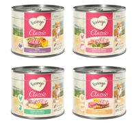 Feringa Classic Meat Menù Kitten 24 x 200 g - Mix 2: Pollo, Tacchino, Coniglio, Salmone