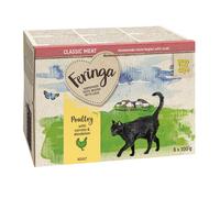 Feringa Classic Meat Menù Vaschetta 6 x 100 g umido per gatto - Pollame