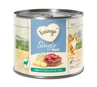 Feringa Single Meat Menù 6 x 200 g umido per gatti - Agnello con Patate e Camedrio maro