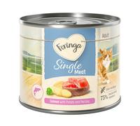 Feringa Single Meat Menù 6 x 200 g umido per gatti - Salmone con Patate e Prezzemolo