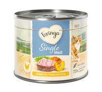 Feringa Single Meat Menù 12 x 200 g umido per gatti - Pollo con Zucca ed Erba gatta