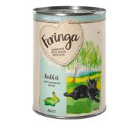 Feringa Single Meat Menù 6 x 410 g umido per gatti - Coniglio con Pastinaca ed Erba gatta