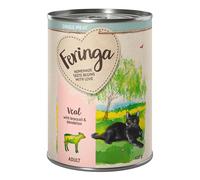 Feringa Single Meat Menù 6 x 410 g umido per gatti - Vitello con Broccoli e Tarassaco