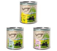 Feringa Single Meat Menù 12 x 800 g umido per gatti - Mix I: Pollo, Coniglio, Agnello