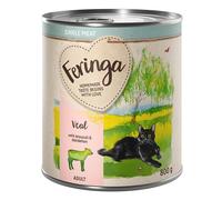 Feringa Single Meat Menù 6 x 800 g umido per gatti - Vitello con Broccoli e Tarassaco