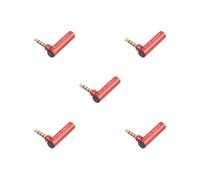 Feriuzymix 5 set 3.5mm OMTP a CTIA auricolare cuffie microfono adattatore convertitore ad angolo retto