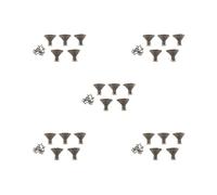 Feriuzymix 5 set 5pcs in lega di zinco mobili antichi gambe piedi per armadio gioielli scatola petto