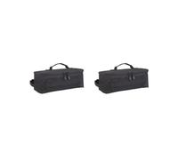 Feriuzymix Borsa degli attrezzi Accs Outdoor per barbecue Campeggio Pentole Utensili Elettrici Borsa Strumento Nero, Set da 2 (nero), 34cmx14cmx14cm