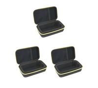 Feriuzymix Custodia morbida universale semi impermeabile leggera per F115C, Set da 3 (cerniera gialla), 23mmx14mmx8mm