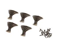 Feriuzymix Piedini antichi in lega di zinco 5pcs gambe per scatola di petto gioielli armadio