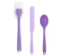 Ferizzia 3 Set di Spatole in Silicone, Resistente al Calore Antiaderenti Rettangolare Spatole in Silicone, Set Utensili Cucina Resistenti al Calore, per Cuocere, Cucinare, Pancake, Pasticceria