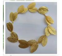 Ferizzia 4 Pezzi Tiara in Lamina D'oro, Corona Alloro, Corona Alloro Dorata, Copricapo Romano per Bambini Carnevale Carnevale Halloween Festa a Tema Teatro Palcoscenico