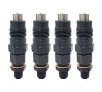 Ferleiss 4 iniettori per L200 K7-T K6-T 2.5D K64T 4D56 8V 2477cc 1996-2007 MD338904 105148-1560, Nero, Plastica e Metallo, 4 pezzi