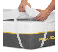 Ferlex - Topper singolo 105x200cm | Topper memory foam impermeabile | Spessore 5 cm | Tessuto Tencel molto Morbido e Fresco | Sfoderabile e lavabile, 105x200 cm