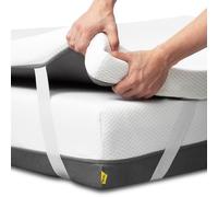 Ferlex - Topper singolo 120x190 cm | memory foam | Spessore 7CM | Coprimaterasso traspirante e sfoderabile | materasso