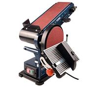 FERM Levigatrice da Banco Combinata 350W - 150mm. Include 2 Nastri Abrasivi (G80 e G120) e 2 Dischi Abrasivi (G80 e G120)