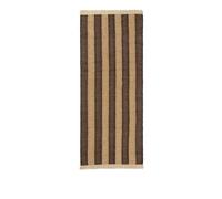 Ferm Living Ives Tappeto 80x200 Marrone/Cioccolato