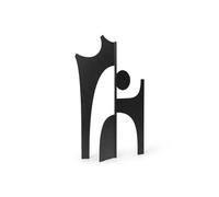 ferm LIVING Scultura Contour Piece, nero, altezza 42,7 cm ferm LIVING