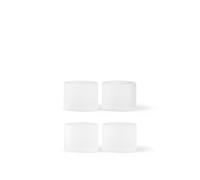 Ferm Living Ripple Bicchiere Basso Set Da 4 Smerigliato