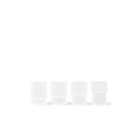 Ferm Living Ripple Glass Piccolo 6ml Set di 4 Satinato