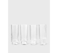 Ferm LIVING Ripple Long Drink Glasses - Set of 4 men Kitchen- & Tableware in taglia:ONE SIZE