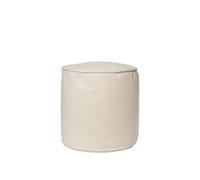 Ferm Living x Utzon Can Lis Aun Aun Pouf in Cotone Ø40 Bianco Sporco
