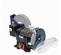 FERM Molatrice|Smerigliatrice da banco (secco & umido) 250W. Include 2 mole