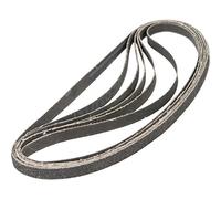 FERM Nastri abrasivi 10mm (8 pezzi) 2xG40, 3xG80, 3xG120 - per lima a nastro di precisione