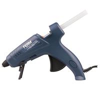 Ferm Pistola Elettrica per Colla 75W Diametro 11.2 Mm. Include 4 Stick di Colla da 150 Mm, Blu