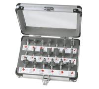 FERM Set di 20 frese adatti a vari marchi di fresatrici con alberi con diametro 8 mm