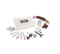 FERM Set di accessori 40 pezzi - per mini trapano smerigliatrice - NUOVO
