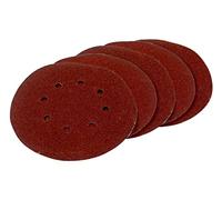 FERM Set di dischi abrasivi 5 pezzi 180mm - 2 X P80, 3 x P120 - per lucidatrice angolare della FERM